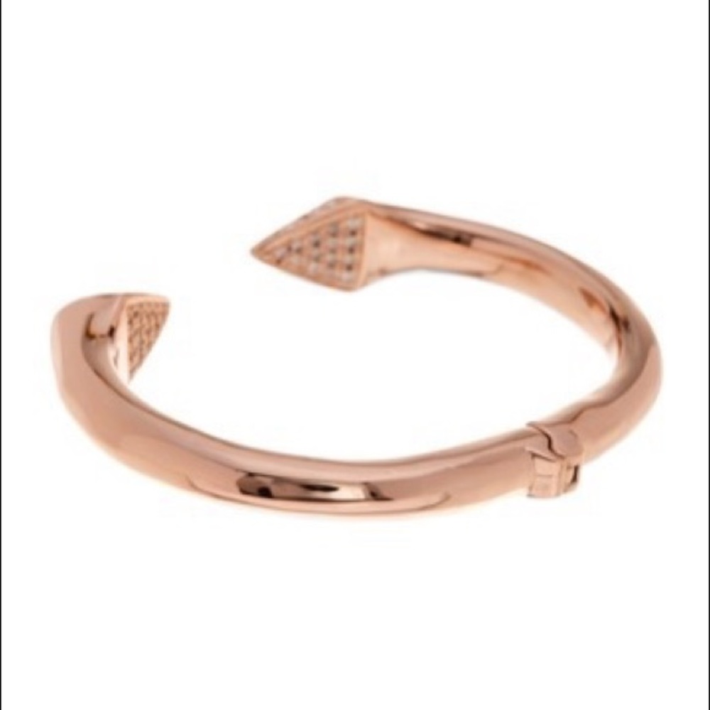 Melinda Maria Sloane Pave CZ Cuff bracelet - Picture 7 of 10